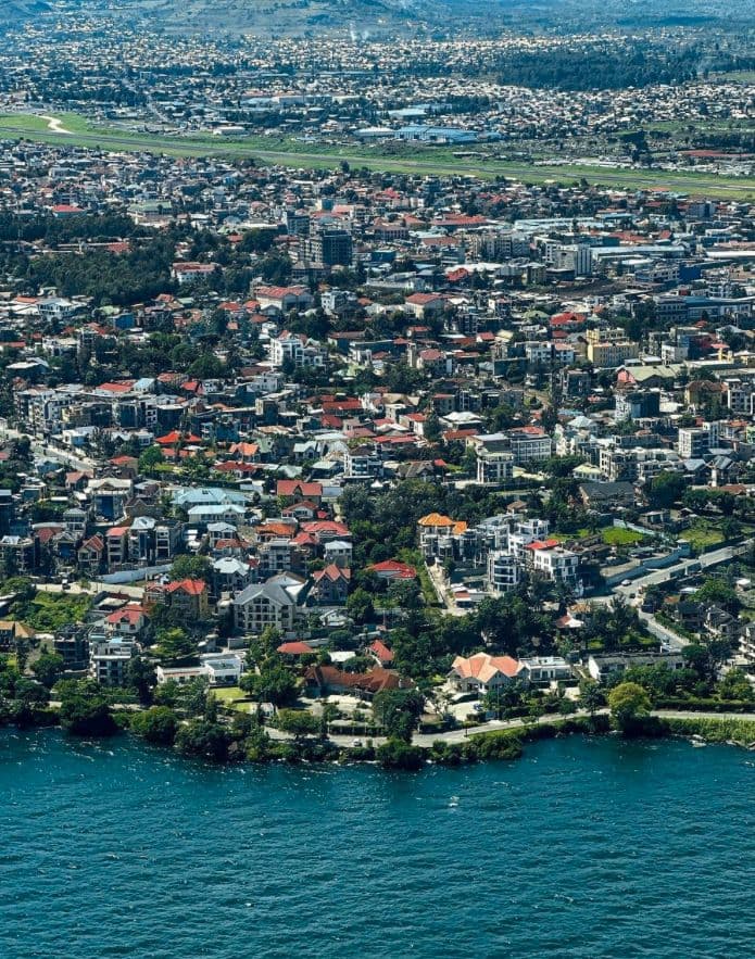 Goma aan het Kivumeer
